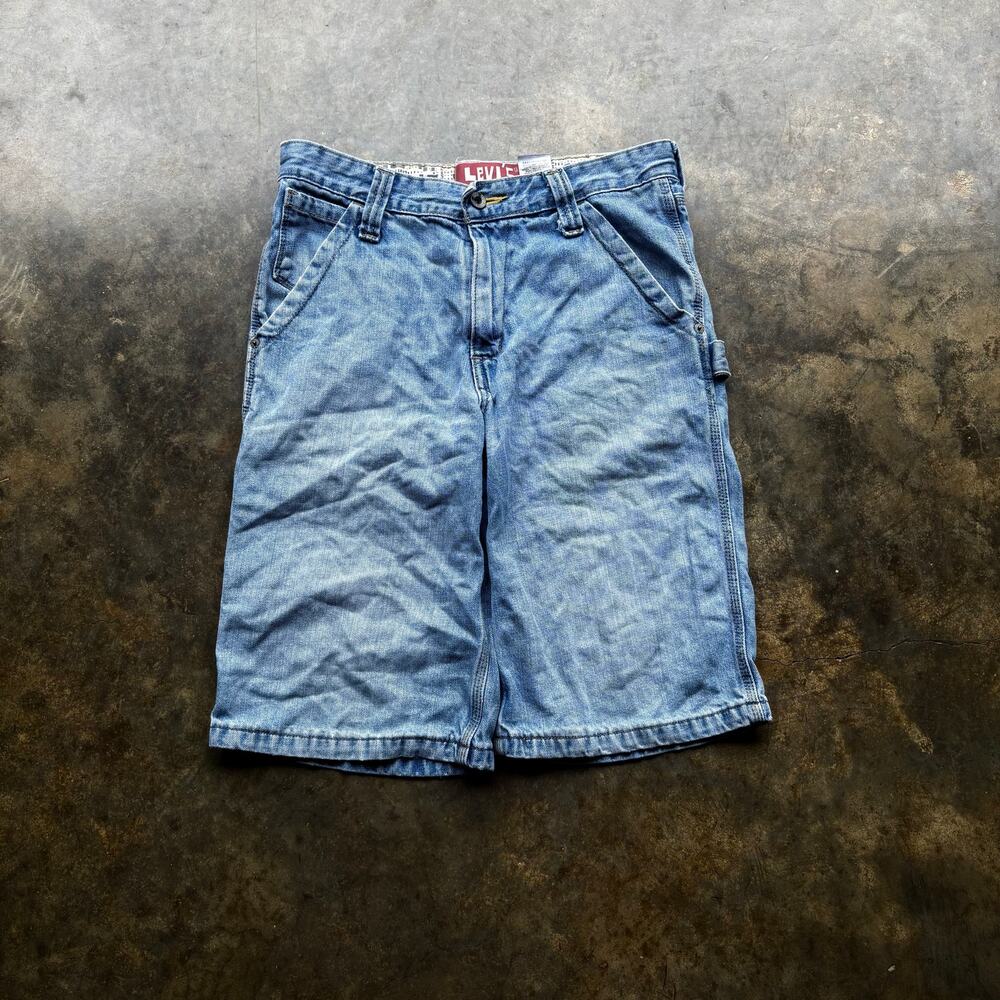 Cool Vintage Y2K Faded Levis Skater Jorts - Picture 3 of 5